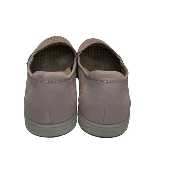 Earth Origins Elin Pale Pink Cut Out Leather Slip On Sneakers Size 6 Comfort - Picture 7 of 14